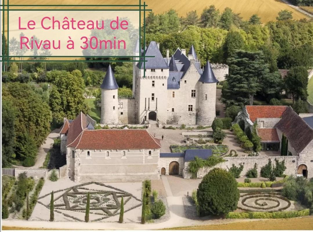 Gite De Charme Dans Un Cadre Calme Et Reposant Châtellerault Esterno foto